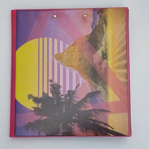 NWT Mead Original Trapper Keeper Binder - 80s 90s Vintage Retro Sunset - Picture 3 of 9